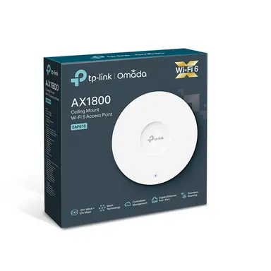 Omada Networks BY TP Link AX1800 Ceiling Mount Dual-Band Wi-Fi 6 Access Point PORT:1 Gigabit RJ45 Port Spe, image 7