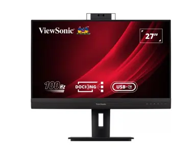 ViewSonic 27 in 1440P Video Conferencing Monitor with Windows Hello Compatible IR Webcam, 9