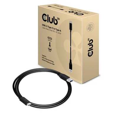 Club 3D B.V Club 3D USB 3.1 Type-C to USB-a Cable Connects Your Notebook/Tablet/Phone with U, image 6