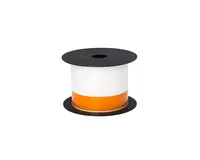 Brother International Corporat 3 in Wide TT Continuous 1/2IN Orange Header White Label (Use BMSLPR03XX Ribbons), image 3