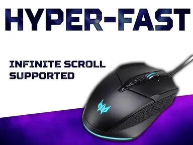 Acer America Acer Predator Cestus 335 1 9000 Dpi with Pixart 3370 Optical Sensor Hyper Fast, image 8