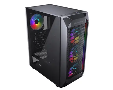 Compucase Glass Panel Midtower Gaming RGB Bar Fan, image 8