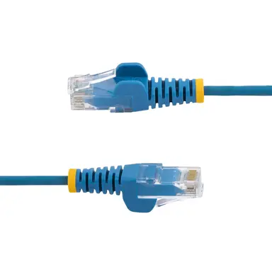 StarTech.com 15 ft Blue Slim Cat6 Ethernet Cable, Snagless, 100W PoE, UTP, LSZH, 28AWG Pure BA, image 7