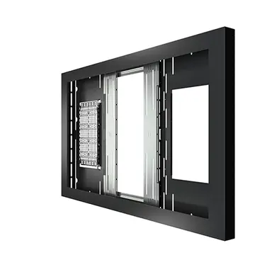 Chief Manufacturing 49LANDSCAPE Wall Kiosk Black