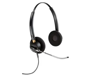 HP Poly Encorepro 520V Voice Tube Microphone with Quick Disconnect Binaural Headset