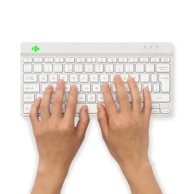 R-Go Compact Break Keyboard, Qwerty (US), Bluetooth, White, image 8