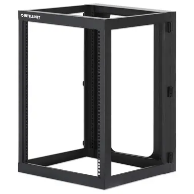 Intellinet 19 In. Wall Mount 4-Post Open Frame Network Rack, 15U