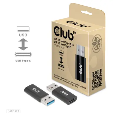 Club 3D B.V USB-C 3.2 Female to USB-a 3.2 Adapter, image 6