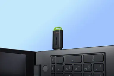 Kingston 256GB Portable USB 3.2 Gen 1 Datatraveler Exodia Black/Green, image 8
