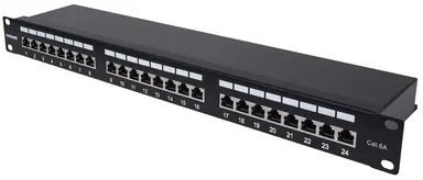 Intellinet Cat6a Shielded Patch Panel