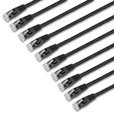 StarTech.com 6 FT. Cat6 Ethernet Cable Multipack Meets All ANSI/TIA-568-D Category 6 Patch