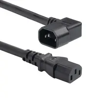 StarTech.com 6 ft (1.8 m) Heavy Duty Power Extension Cord, Right Angle IEC 60320 C14 to Straigh, image 3