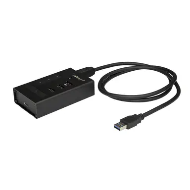 StarTech.com 4-Port USB 3.0 Hub - USB Type-a Laptop/Desktop to 3X USB-a (1X BC 1.2) and 1X US