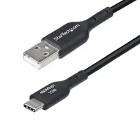 StarTech.com 3 ft (91CM) USB-a to USB-C Charging Cable, Charge & Sync, 3A, USB 2.0, Tpe Jacket, image 3