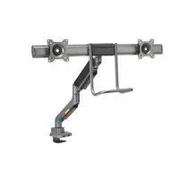 Kensington Computer Smartfit Dual Monitor Arm with Crossbar and Handle, image 3