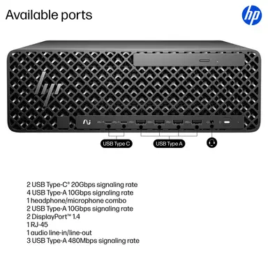 HP Z2 Sff G1I U7 265 32GB 1TB Nvidia Quadro Rtx A1000 (8GB) WIN11 Pro 3/3/3 Wty, image 8
