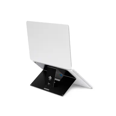 R-Go Ergonomic Laptop Stand, Riser, Attachable, Adjustable, Black, TAA Compliant, image 6
