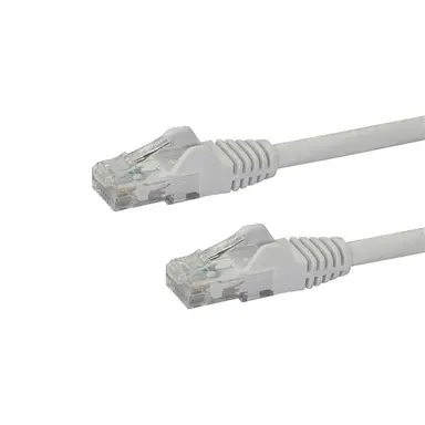 StarTech.com 100 ft Cat6 Ethernet Cable White 100W PoE