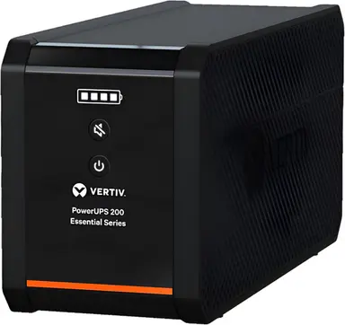 Vertiv Powerups 200 Essential, 600VA/360W, 120V Line Interactive Desktop UPS, image 4