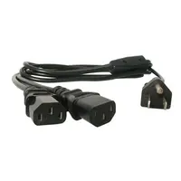 StarTech.com 6 ft (2M) 18AWG Flexible Computer Power Cord W/ NEMA 5-15P and 2X IEC 60320 C13, image 3