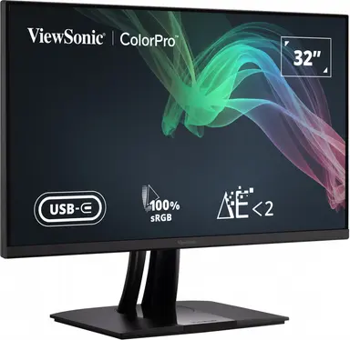 ViewSonic 32 in 4K UHD Professional Graphic Design Monitor with USB-C (60W), 3840 × 2160, image 7