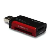 Verbatim Americas Pocket Card Reader, USB 3.0 - Black, image 6