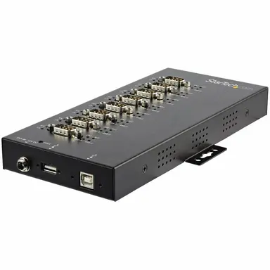 StarTech.com Industrial 8-Port Serial Hub 15KV Level 4 Esd - IP30 Rating Metal USB to Serial