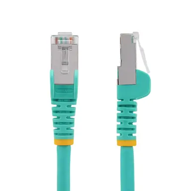 StarTech.com 6 in Cat6a Ethernet Cable - Aqua - Low Smoke Zero Halogen (LSZH) - 10GBE 500MHz 1, image 6