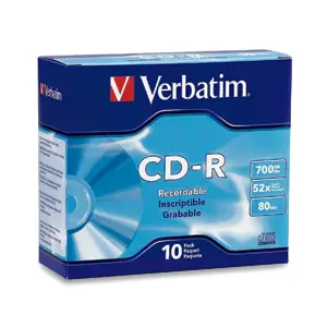 Verbatim Americas CD-R 700MB 52X with Branded Surface