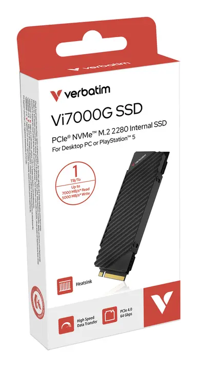 Verbatim Americas Verbatim VI7000G PCIe NVMe M.2 SSD 1TB