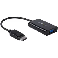 Add-On 8 in DisplayPort Male to VGA Female Black Adapter Cable, image 3