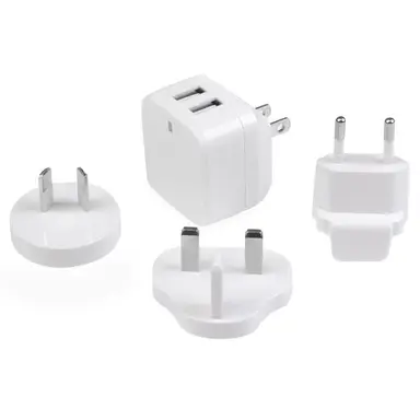 StarTech.com Charge a Tablet and a Phone Simultaneously, Almost Anywhere Around the World - D