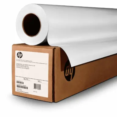 Brand Management Group HP Artist Matte Canvas - 24 IN X 50 FT - Compatible with Aqueous Printers - Whit
