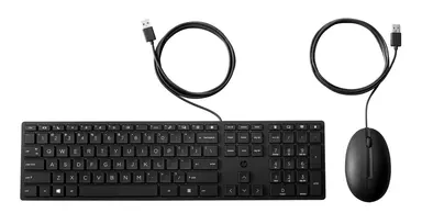 HP Wired Desktop 320MK Mouse and Keyboard - Designed for Your Comfort - Simplifi