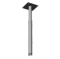 Chief Column Tube and Ceiling Plate - BLACK;BLACK Gray - Provides Vertical Adjustments