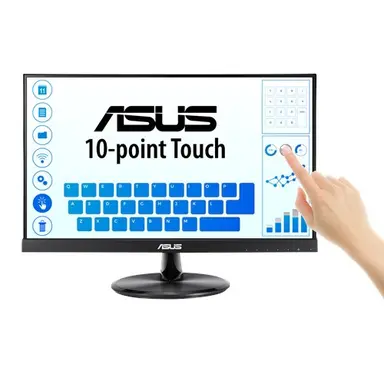 ASUS 21.5 in Full HD(1920X1080) IPS Eye Care 10-Point Touch Monitor, 0.2482, image 7