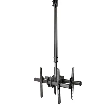 StarTech.com Adjustable Back-to-Back Dual TV Ceiling Mount W/ Telescopic Pole for Large VESA