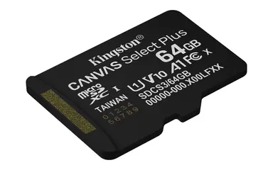 Kingston 64GB Microsdxc Canvas Select Plus GEN3 100MB/S A1 Card + Adapter, image 8
