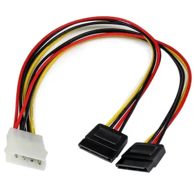 StarTech.com Power Two SATA Drives from a Single LP4 Power Supply Connector. - SATA Power SPL, image 4