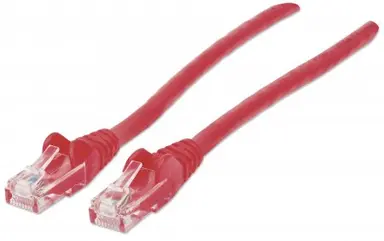 Intellinet RJ-45 Male / RJ-45 Male, 0.6 M (2 FT.). Gold-Plated Contacts for Best Connection