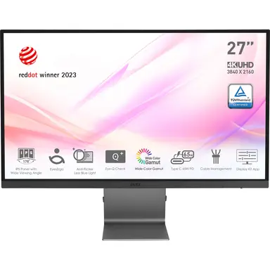 MSI Computer 27IN Business And Productivity MONITOR.