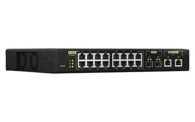 QNAP Microchip VSC7448-02, 4GB DDR3, 16-Port of 2.5GBPS Port with 802.3AT (30W), 2 10, image 6