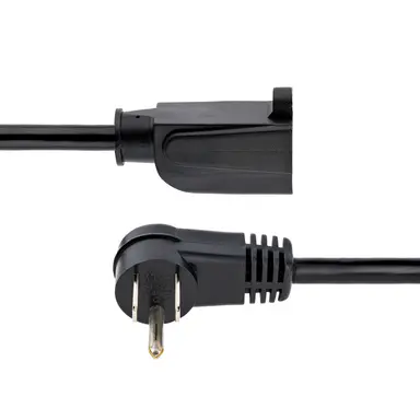 StarTech.com AC Power Extension Cord 1 ft (0.3 m) 16AWG Power Supply Extension Cable NEMA 5-15R, image 7