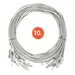Intellinet Cat6 U/UTP Slim Network Patch Cable, 0.5 FT., Gray, 10-Pack, image 5
