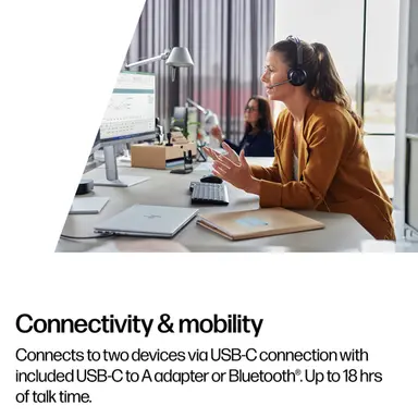 HP New Poly Voyager Focus 2 USB-C-C Headset USB-C/a Adapter Customer Special 1, Lim, image 7