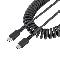 StarTech.com 3 ft USB C Charging Cable Coiled M/M, image 3