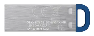Kingston 128GB Datatraveler Kyson 220MB/S Metal USB 3.2 Gen 1, image 3
