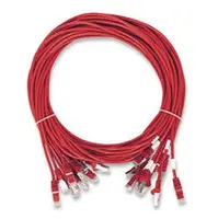 Intellinet CAT8.1 U/FTP Slim Network Patch Cable, 1.5 FT., Red, 10-Pack, image 3