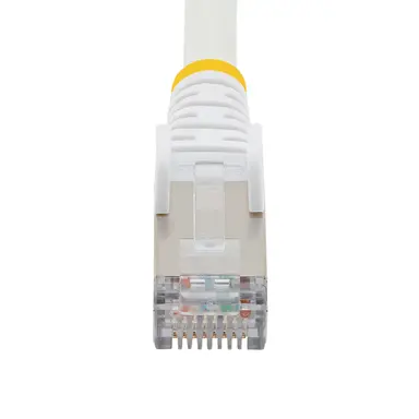 StarTech.com 12 ft Cat6a Ethernet Cable - White - Low Smoke Zero Halogen (LSZH) - 10GBE 500MHz, image 8