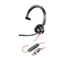 HP Poly Blackwire 3310 Monaural USB-C Headset +USB-C/A Adapter, image 5